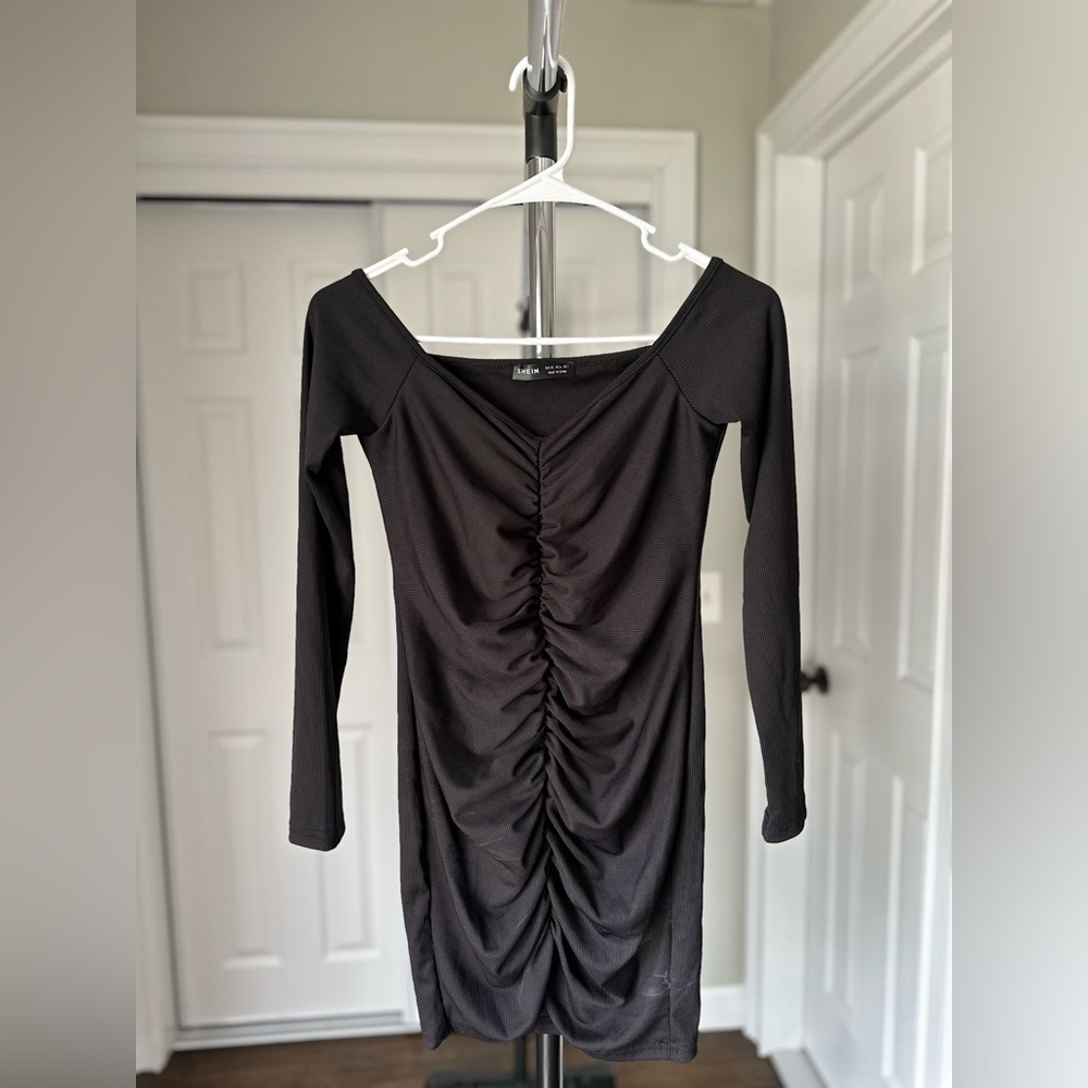 SHEIN off the shoulder mini dress